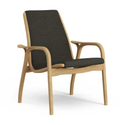 Laminett Armchair Fabric, Oiled Oak / Moss Green