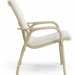 Laminett Armchair Sheepskin, Lacquered Oak / Espresso