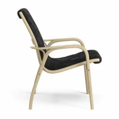 Laminett Armchair Sheepskin, Lacquered Oak / Espresso