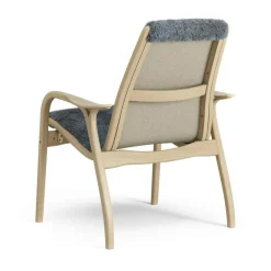 Laminett Armchair Sheepskin, Lacquered Oak / Espresso