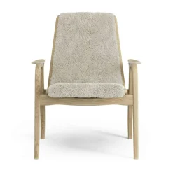 Laminett Armchair Sheepskin, Lacquered Oak / Espresso