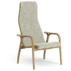 Lamino Armchair, Oiled Oak / Sheepskin Scandinavian Grey