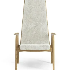 Lamino Armchair, Oiled Oak / Sheepskin Scandinavian Grey