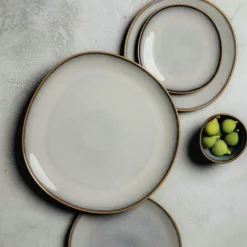 Lave Beige Bread Plate 17x17,5 cm, Beige