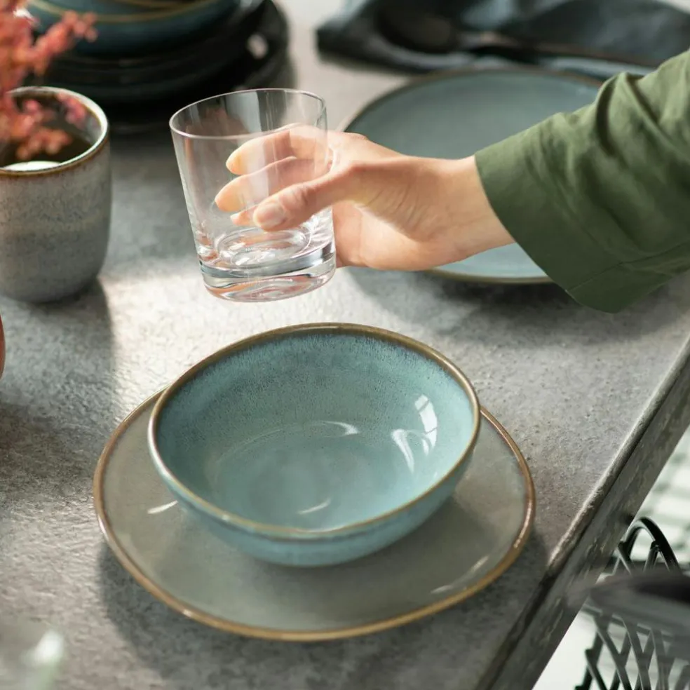 Lave Bowl 17 cm, Turquoise