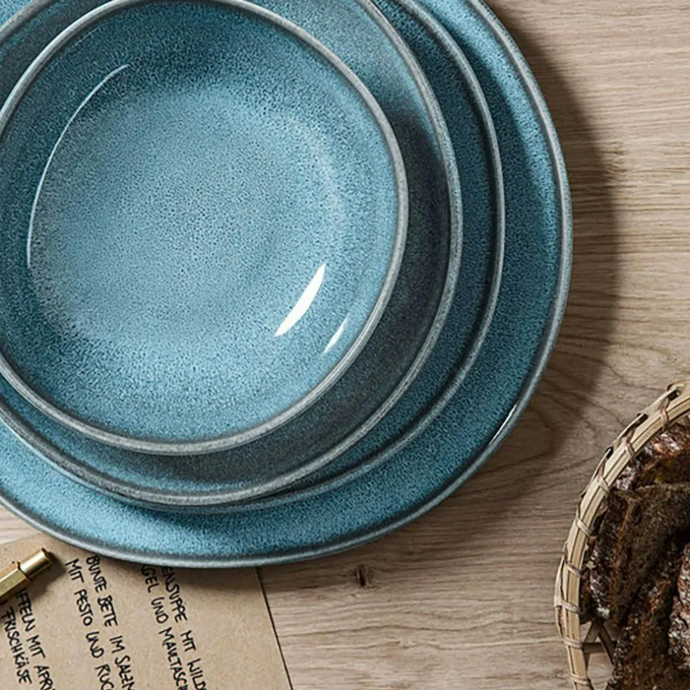 Lave Plate 28 cm, Turquoise