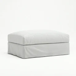 Le Grand Air Footstool Cotton, Beige
