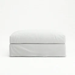 Le Grand Air Footstool Cotton, Beige
