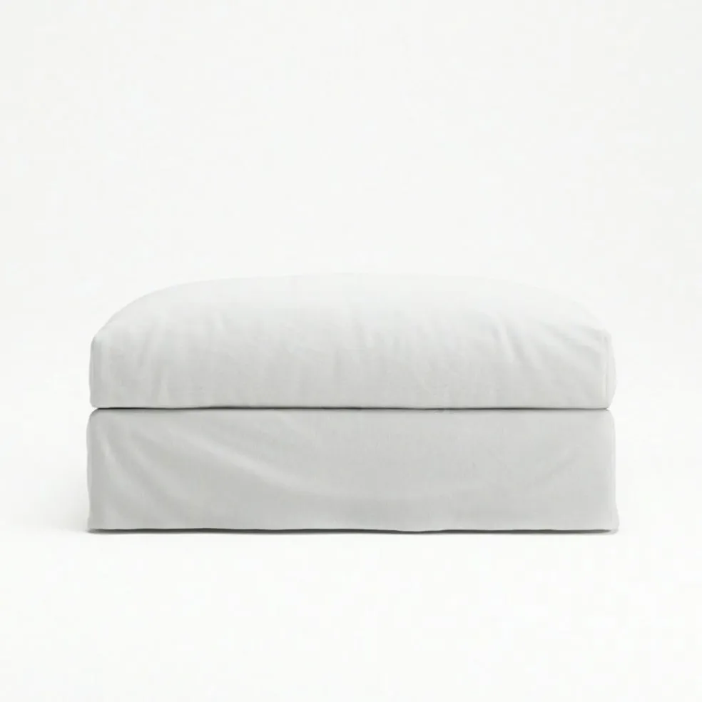 Le Grand Air Footstool Cotton, Beige