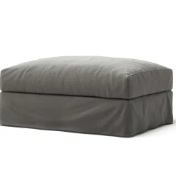 Le Grand Air Footstool Cotton, Beige