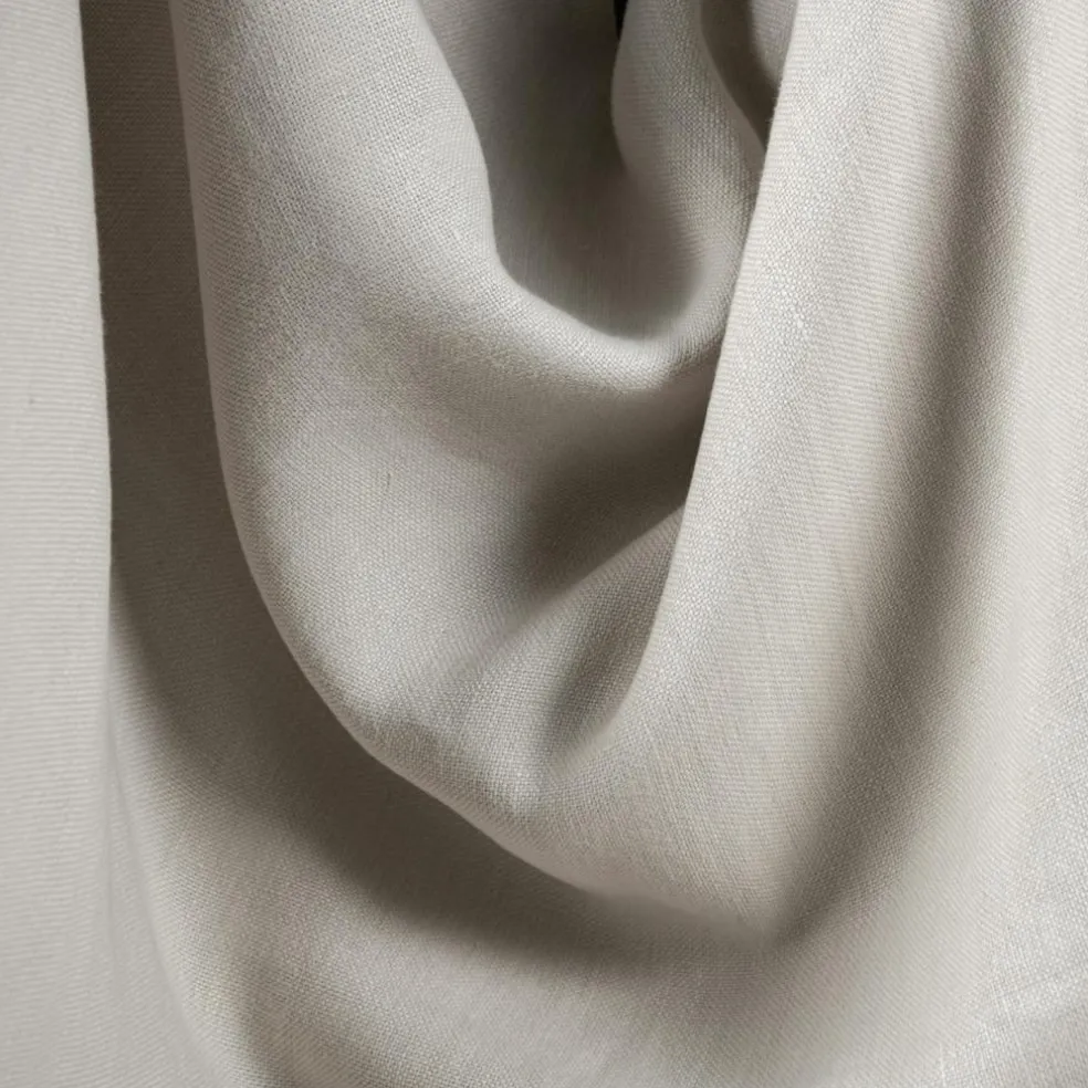 Le Grand Air Footstool Linen, Misty Grey