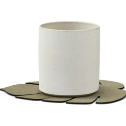 Leaf Coaster 12x14 cm, Herbal Dust