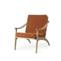 Lean Back Lounge Chair, White Oiled Oak / Nature