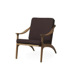 Lean Back Lounge Chair, White Oiled Oak / Nature