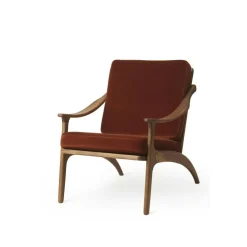 Lean Back Lounge Chair, White Oiled Oak / Nature