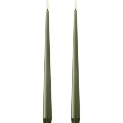 Led Candles 2-pack 40 cm, Deep Wine