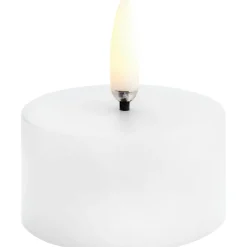 LED Mini Pillar Candle Nordic White, 5x14,5 cm