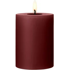 Led Pillar Candle 15 cm, Ice Latte