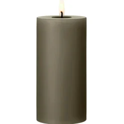 Led Pillar Candle 15 cm, Ice Latte