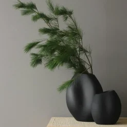 Lee Vase 18cm, Black