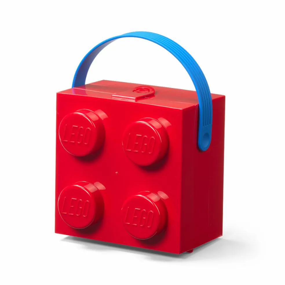 LEGO® Box With Handle 4 Knobs, Red