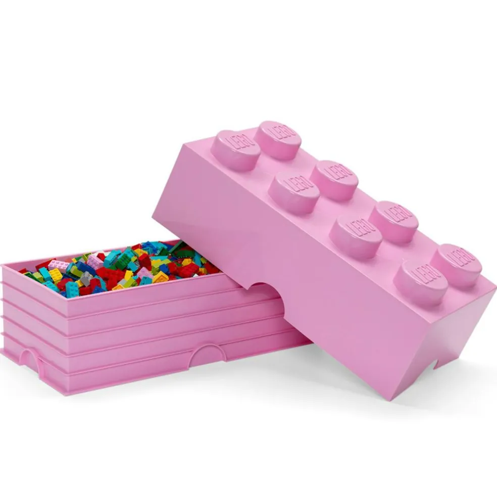 LEGO® Storage Box 8 Knobs, Light Purple