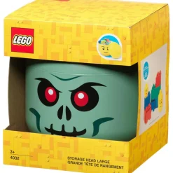 LEGO® Storage Box Head Large, Green Skeleton