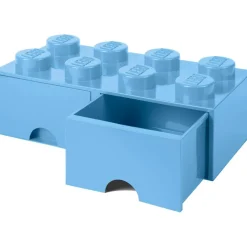 LEGO® Storage With 2 Drawers 8 Knobs, Light Purple