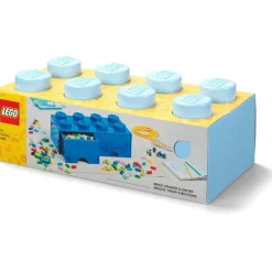 LEGO® Storage With 2 Drawers 8 Knobs, Light Purple