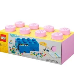 LEGO® Storage With 2 Drawers 8 Knobs, Light Purple
