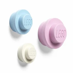 LEGO® Wall Hooks 3-pack, Blue / Red / Yellow