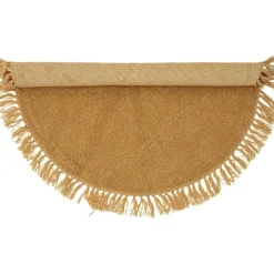 Lenea Wool Rug Ø110 cm, Yellow