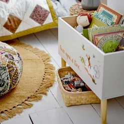 Lenea Wool Rug Ø110 cm, Yellow