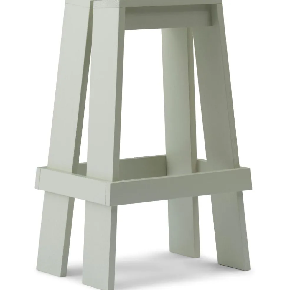 Let Bar Stool 75 cm, Dark stained Ash
