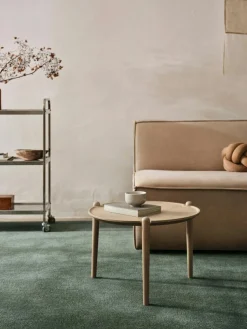 Level Wool Rug 250x350 cm, Green