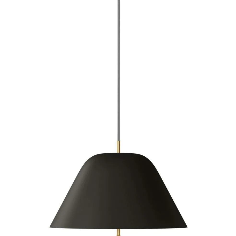 Levitate Pendant 40, Black / Brass