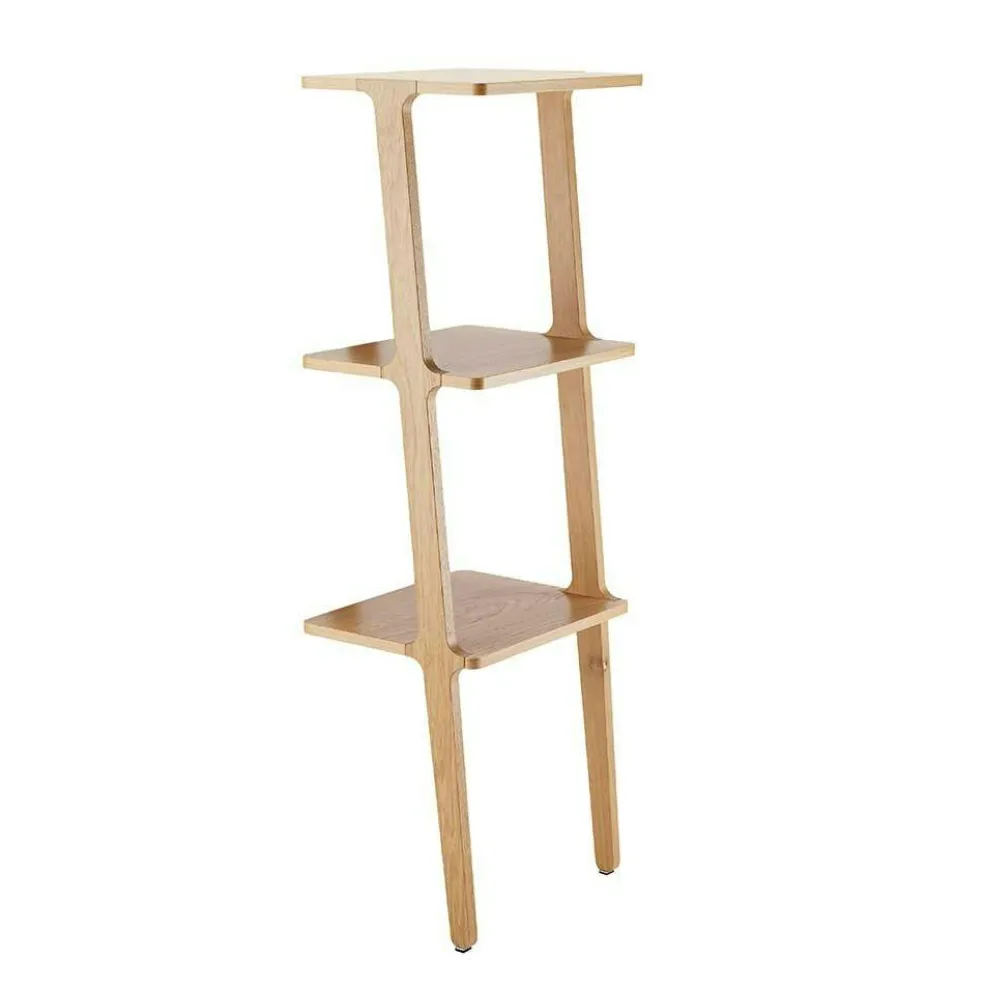 Libri Shelf 114 cm, White Stained Ash