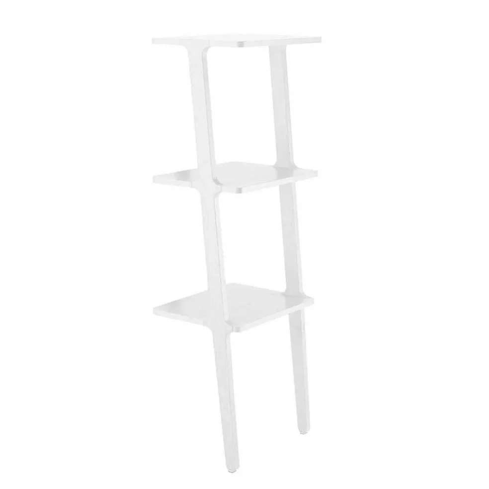 Libri Shelf 114 cm, White Stained Ash