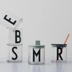 Lid To Kids Drinking Glass, Green