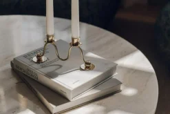 Lignano Sabbiadoro 1 Candle Holder Brass, 130 mm