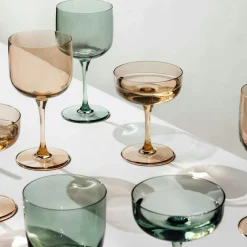 Like Champagne Glass 2-pack, Clay