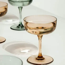 Like Champagne Glass 2-pack, Clay