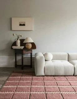 Lilly Wool Rug 180x270 cm, Claret Red