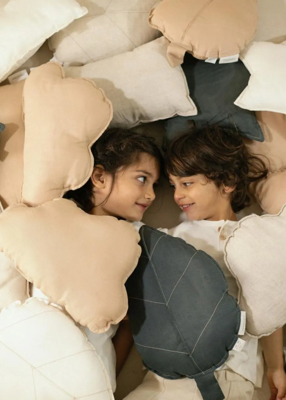 Lin Français Cloud Cushion, Greige