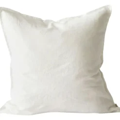 Linen Cushion Cover 50x50 cm, Hazelnut Stripe