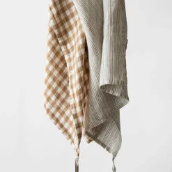 Linen Kitchen Towel 50x70 cm, Bleached White