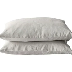 Linen Pillowcase 50x60 cm 2-pack, Olive