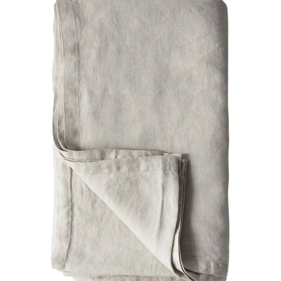 Linen Sheet 160x270 cm, Warm Grey