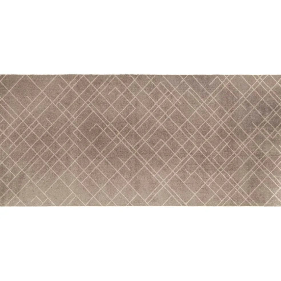 Lines Door Mat Sand / Beige, 200x90 cm