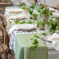 Linåker Table Runner 44x140 cm, Off-white / Natural